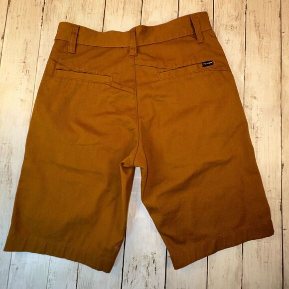 Volcom Hybrid Shorts Mens 28 Waist Surf Turf Copper Performance Active Quick Dry - Picture 6 of 8